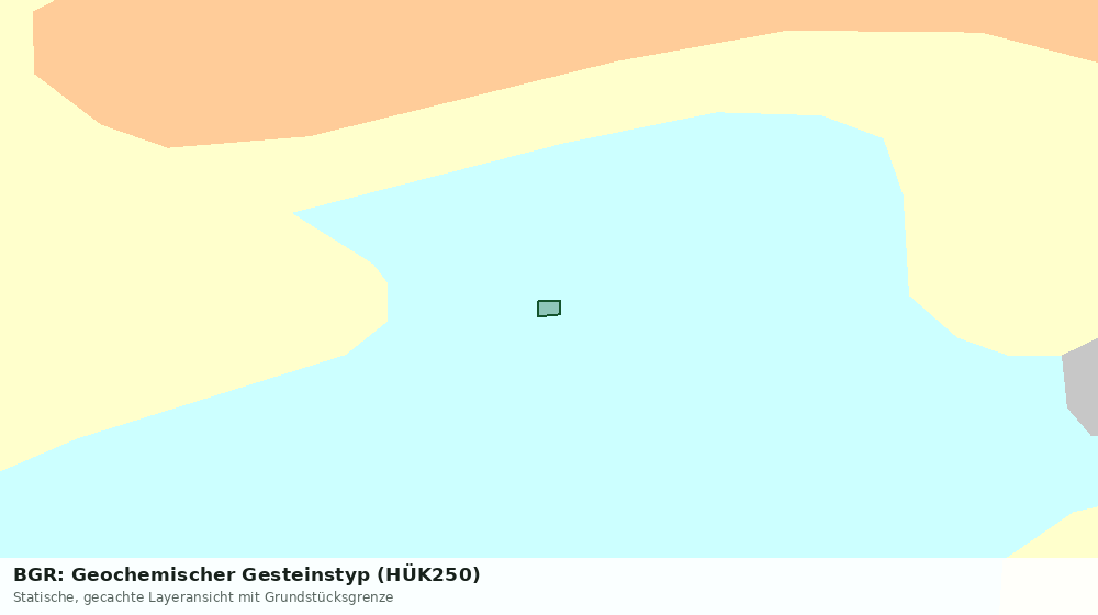 Statische Kartenansicht: BGR: Geochemischer Gesteinstyp (HÜK250)