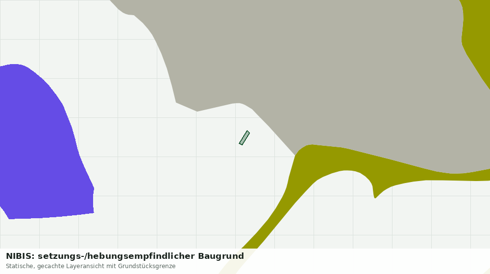 Statische Kartenansicht: NIBIS: setzungs-/hebungsempfindlicher Baugrund