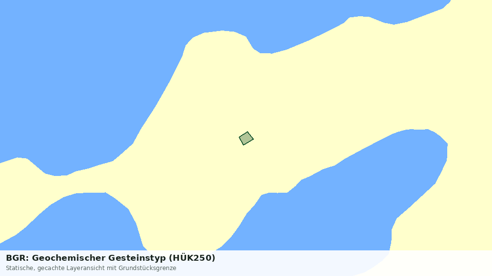 Statische Kartenansicht: BGR: Geochemischer Gesteinstyp (HÜK250)