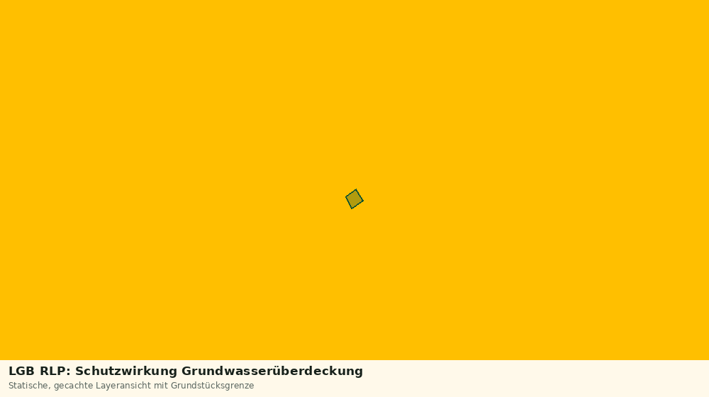 Statische Kartenansicht: LGB RLP: Schutzwirkung Grundwasserüberdeckung