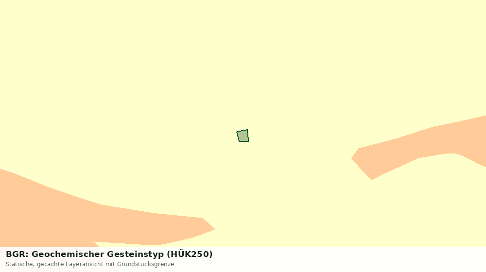 Statische Kartenansicht: BGR: Geochemischer Gesteinstyp (HÜK250)