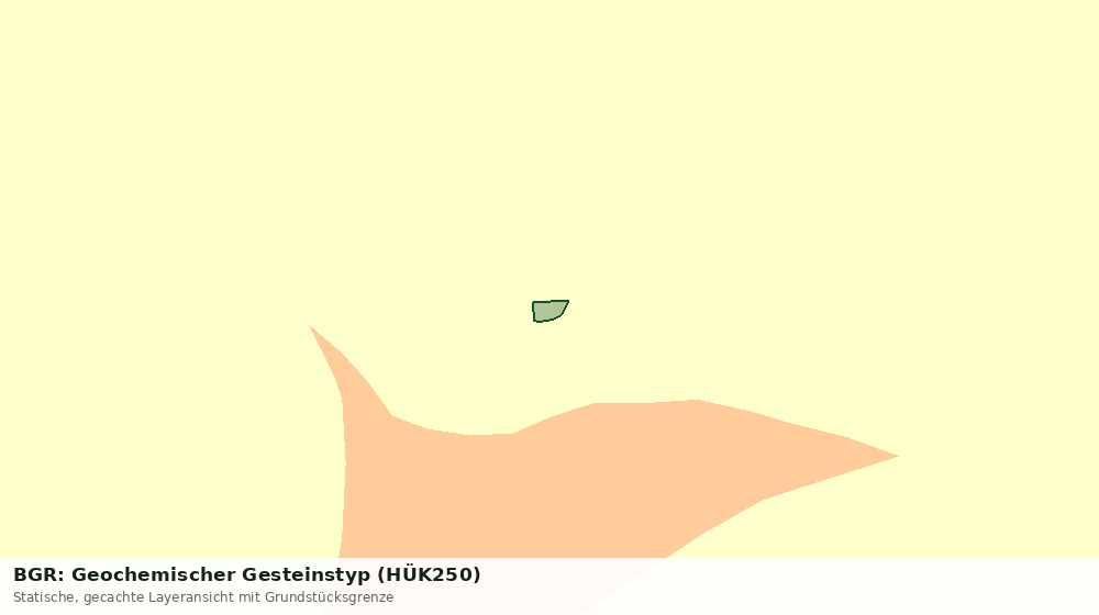 Statische Kartenansicht: BGR: Geochemischer Gesteinstyp (HÜK250)