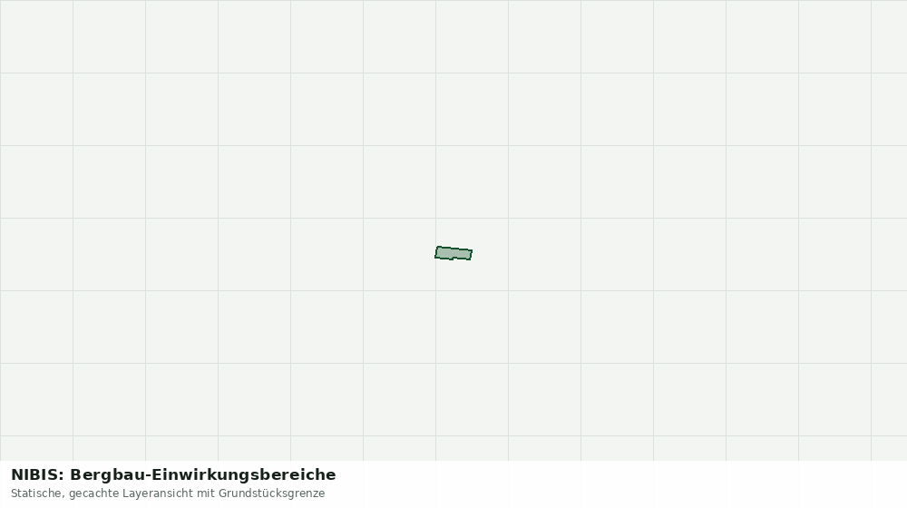 Statische Kartenansicht: NIBIS: Bergbau-Einwirkungsbereiche