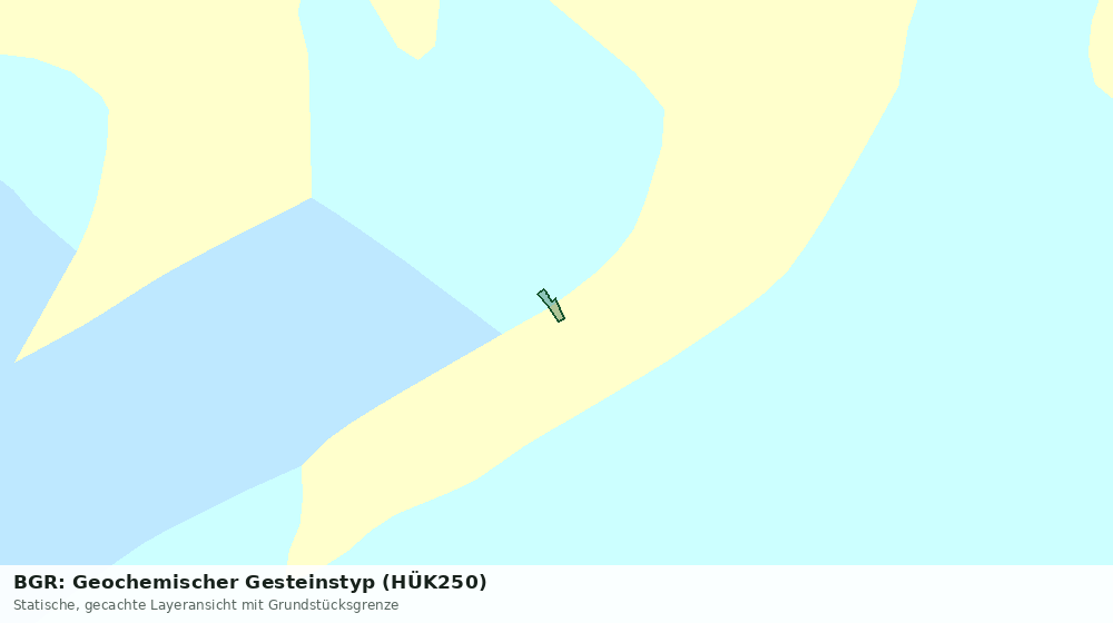 Statische Kartenansicht: BGR: Geochemischer Gesteinstyp (HÜK250)