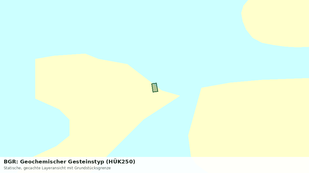 Statische Kartenansicht: BGR: Geochemischer Gesteinstyp (HÜK250)