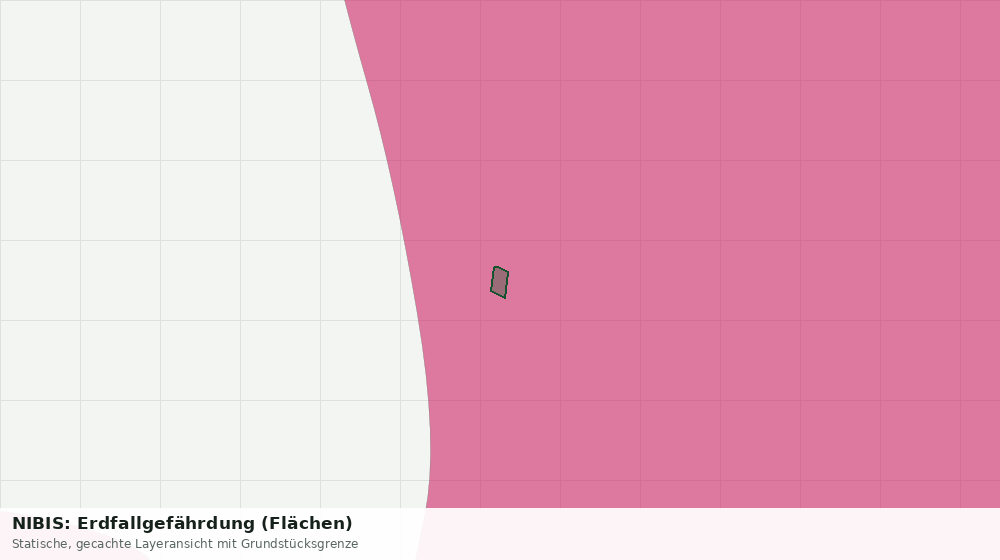 Statische Kartenansicht: NIBIS: Erdfallgefährdung (Flächen)