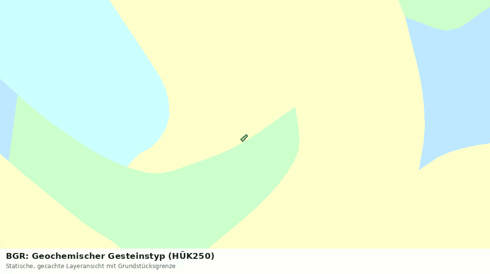 Statische Kartenansicht: BGR: Geochemischer Gesteinstyp (HÜK250)