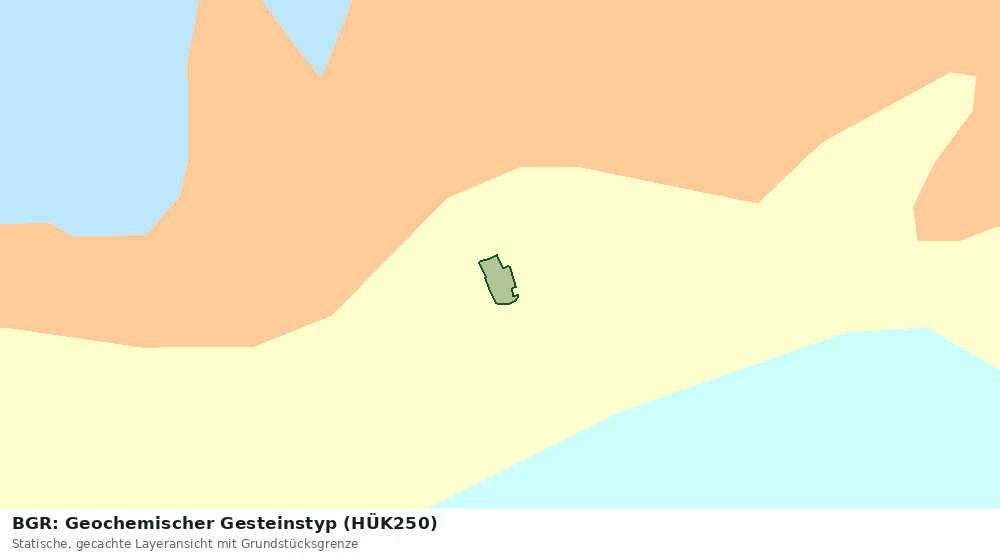 Statische Kartenansicht: BGR: Geochemischer Gesteinstyp (HÜK250)