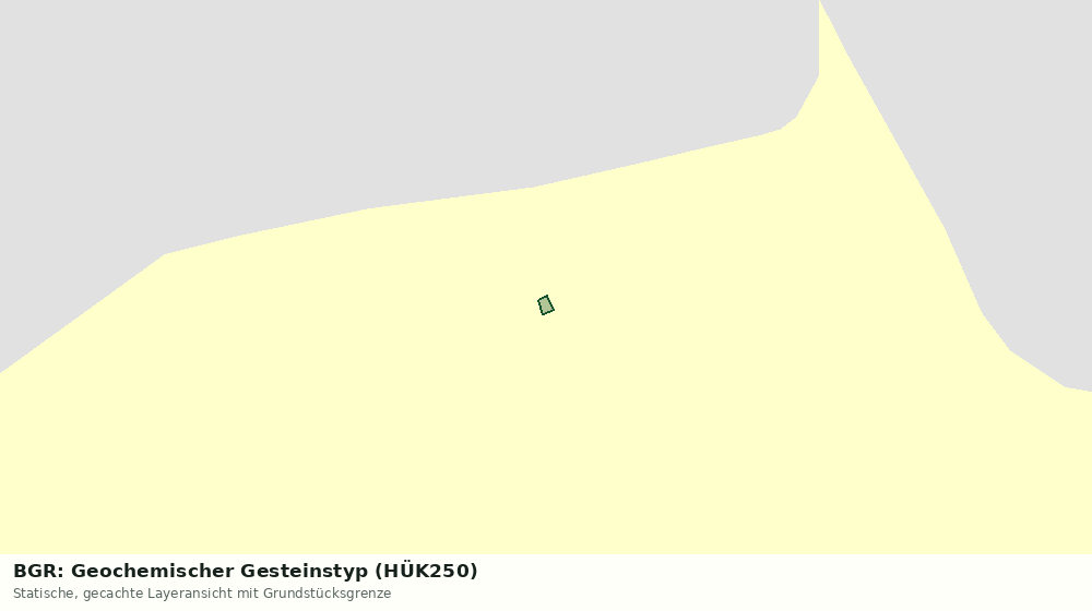 Statische Kartenansicht: BGR: Geochemischer Gesteinstyp (HÜK250)