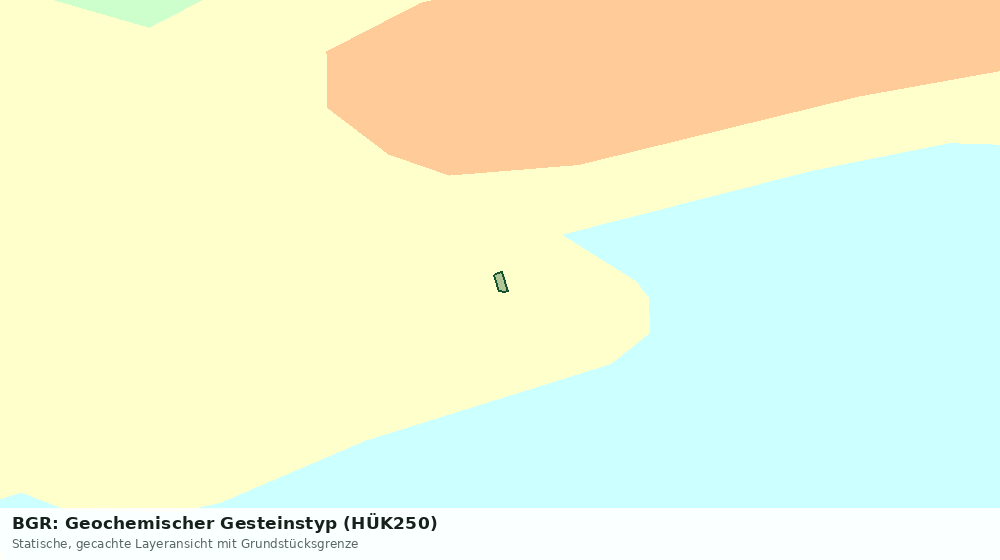 Statische Kartenansicht: BGR: Geochemischer Gesteinstyp (HÜK250)