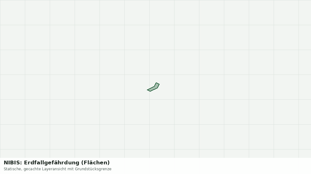 Statische Kartenansicht: NIBIS: Erdfallgefährdung (Flächen)