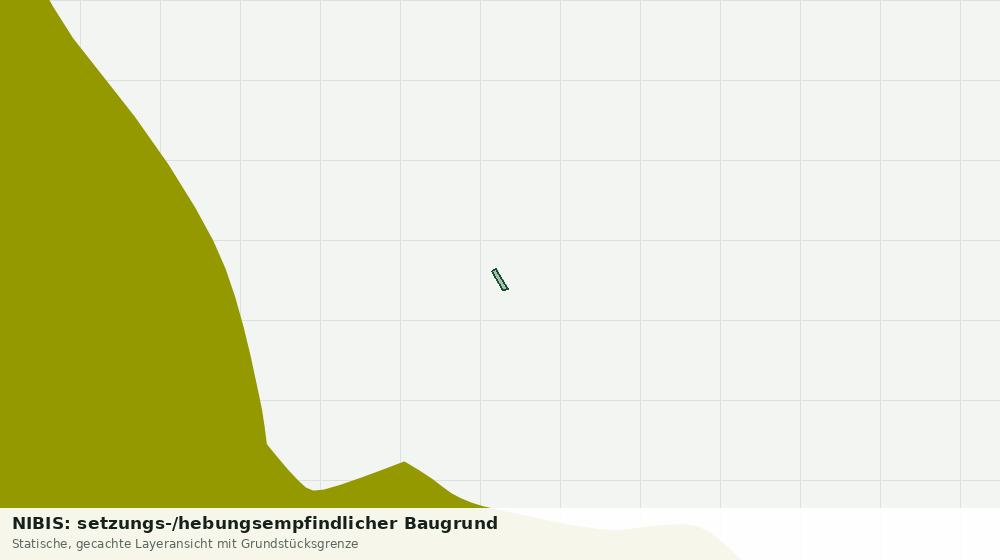 Statische Kartenansicht: NIBIS: setzungs-/hebungsempfindlicher Baugrund