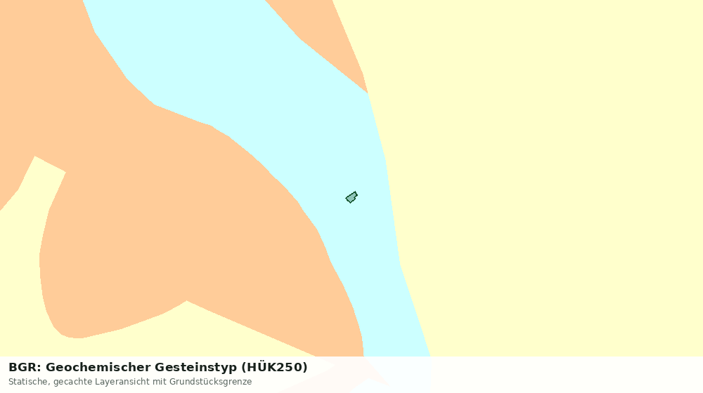 Statische Kartenansicht: BGR: Geochemischer Gesteinstyp (HÜK250)