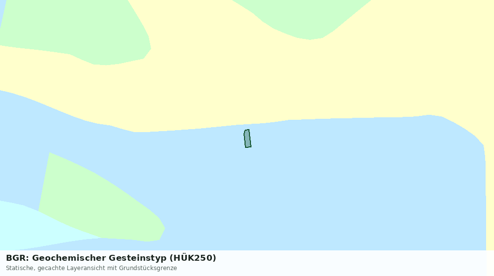 Statische Kartenansicht: BGR: Geochemischer Gesteinstyp (HÜK250)