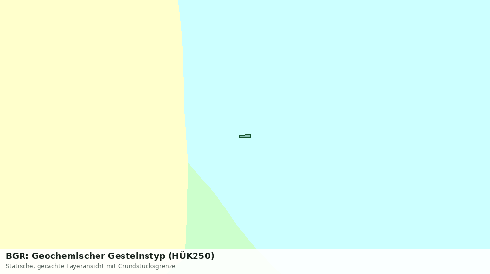 Statische Kartenansicht: BGR: Geochemischer Gesteinstyp (HÜK250)