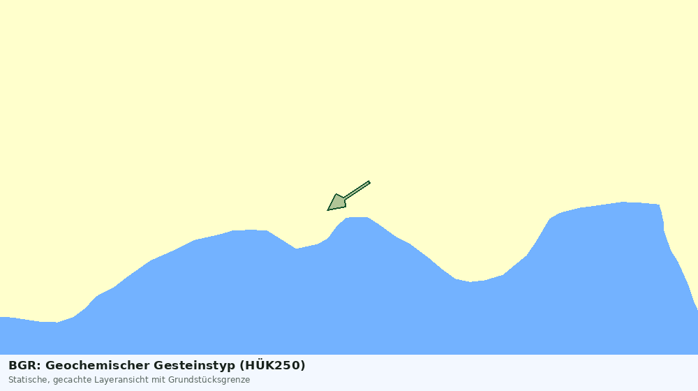 Statische Kartenansicht: BGR: Geochemischer Gesteinstyp (HÜK250)
