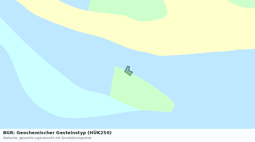 Statische Kartenansicht: BGR: Geochemischer Gesteinstyp (HÜK250)