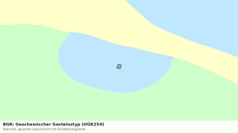 Statische Kartenansicht: BGR: Geochemischer Gesteinstyp (HÜK250)