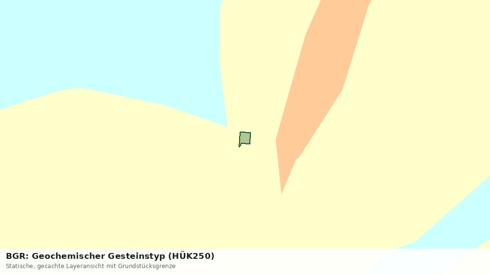 Statische Kartenansicht: BGR: Geochemischer Gesteinstyp (HÜK250)