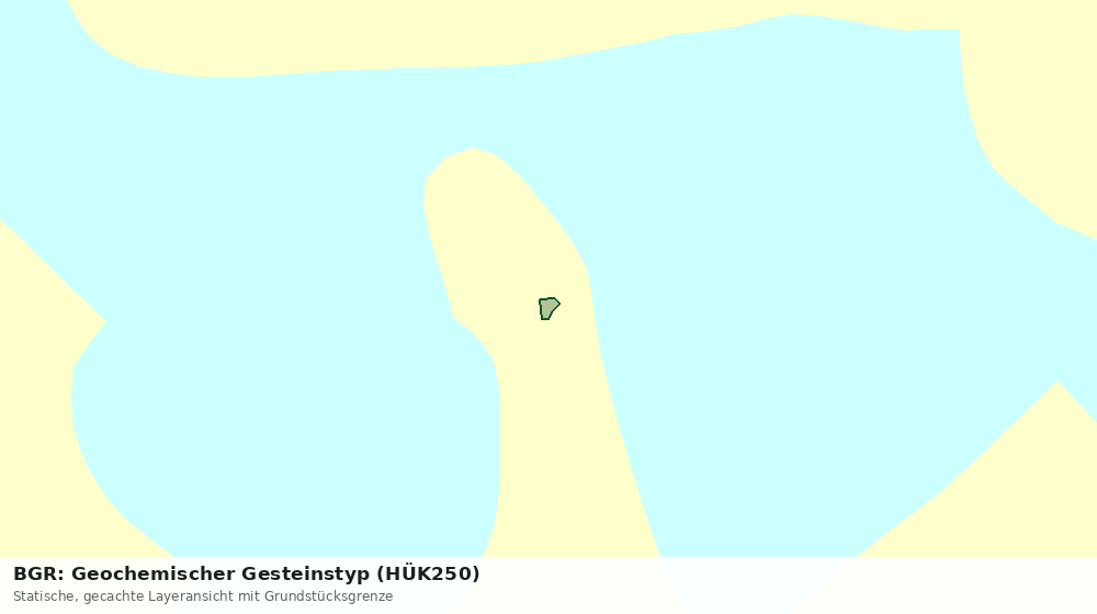 Statische Kartenansicht: BGR: Geochemischer Gesteinstyp (HÜK250)
