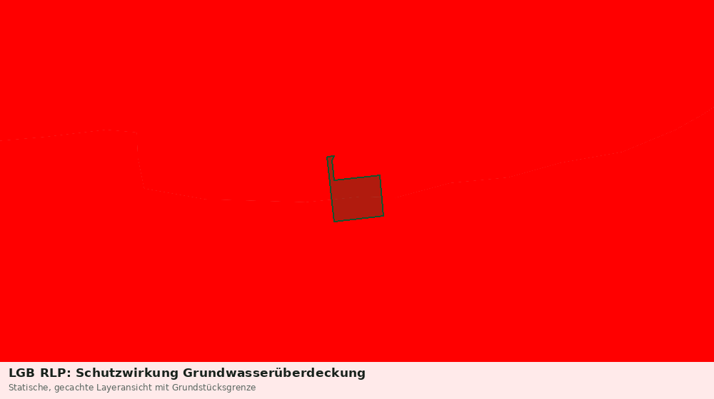 Statische Kartenansicht: LGB RLP: Schutzwirkung Grundwasserüberdeckung