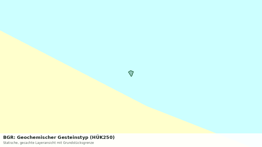 Statische Kartenansicht: BGR: Geochemischer Gesteinstyp (HÜK250)