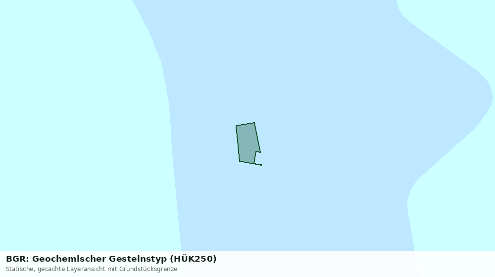 Statische Kartenansicht: BGR: Geochemischer Gesteinstyp (HÜK250)