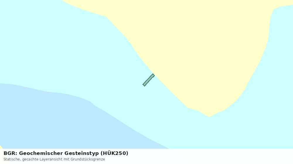 Statische Kartenansicht: BGR: Geochemischer Gesteinstyp (HÜK250)
