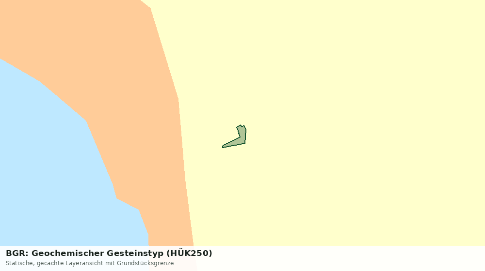 Statische Kartenansicht: BGR: Geochemischer Gesteinstyp (HÜK250)