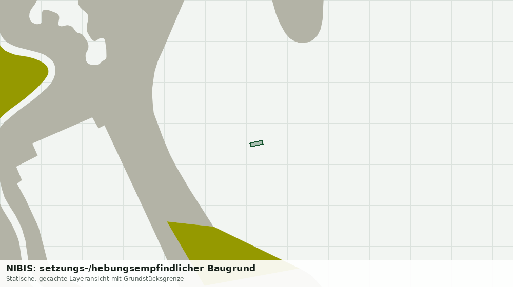 Statische Kartenansicht: NIBIS: setzungs-/hebungsempfindlicher Baugrund