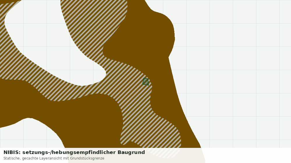 Statische Kartenansicht: NIBIS: setzungs-/hebungsempfindlicher Baugrund