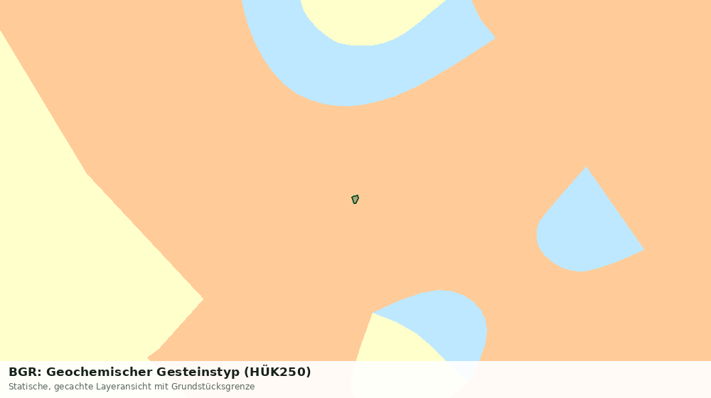 Statische Kartenansicht: BGR: Geochemischer Gesteinstyp (HÜK250)