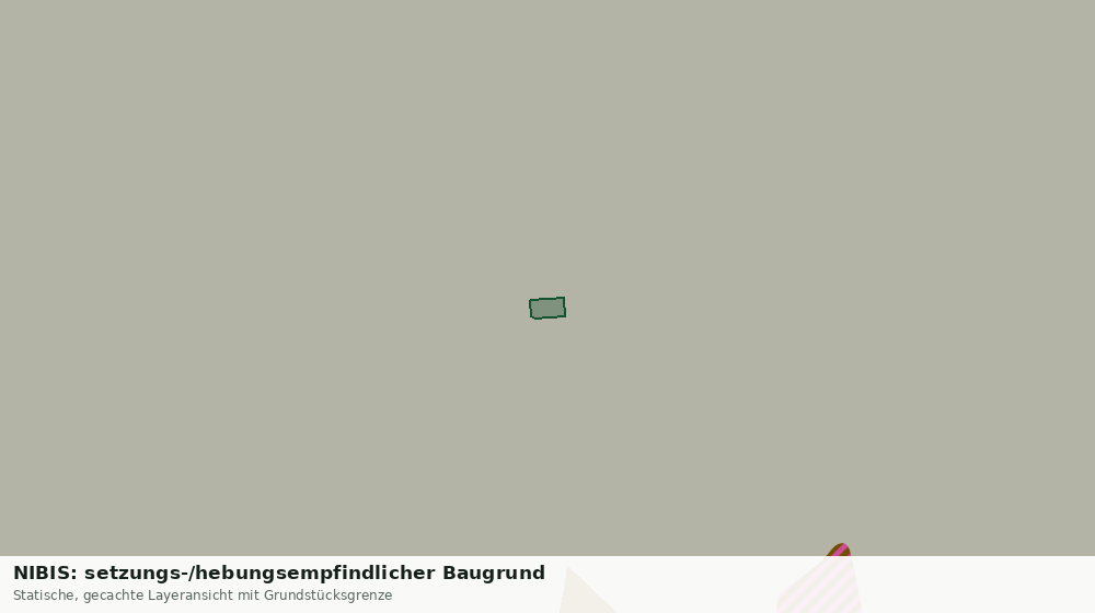 Statische Kartenansicht: NIBIS: setzungs-/hebungsempfindlicher Baugrund