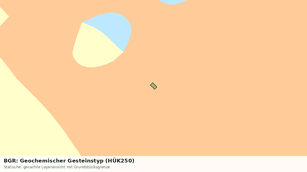 Statische Kartenansicht: BGR: Geochemischer Gesteinstyp (HÜK250)