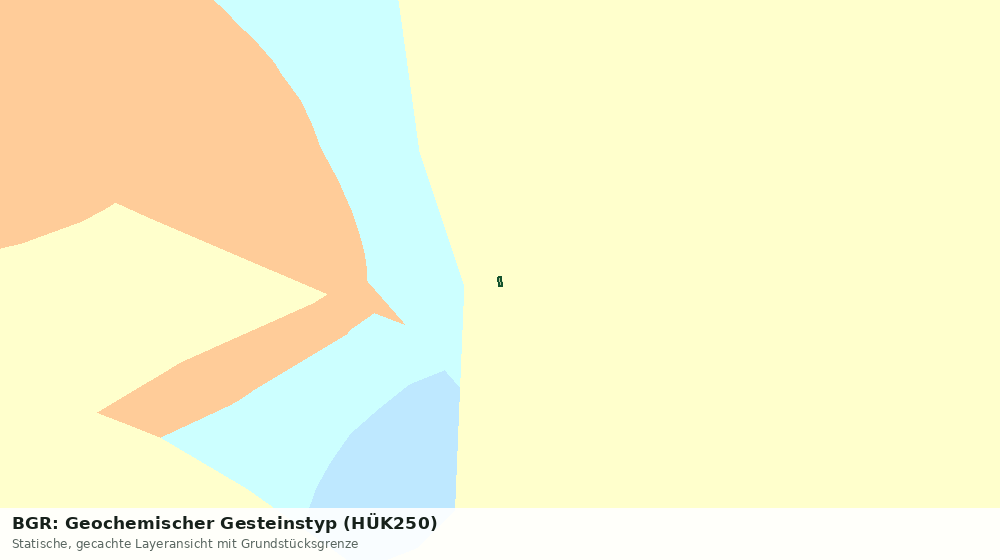 Statische Kartenansicht: BGR: Geochemischer Gesteinstyp (HÜK250)