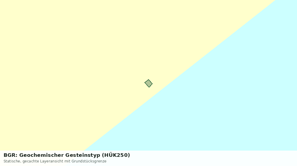 Statische Kartenansicht: BGR: Geochemischer Gesteinstyp (HÜK250)