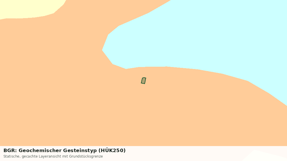 Statische Kartenansicht: BGR: Geochemischer Gesteinstyp (HÜK250)