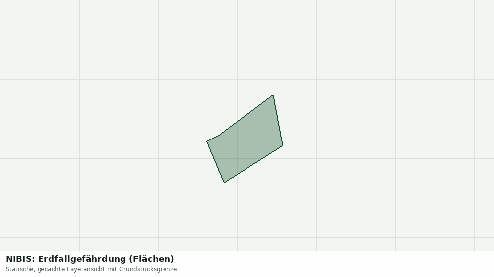 Statische Kartenansicht: NIBIS: Erdfallgefährdung (Flächen)