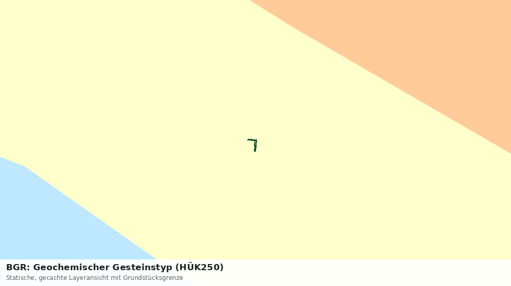 Statische Kartenansicht: BGR: Geochemischer Gesteinstyp (HÜK250)