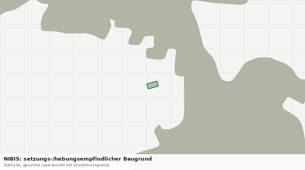 Statische Kartenansicht: NIBIS: setzungs-/hebungsempfindlicher Baugrund