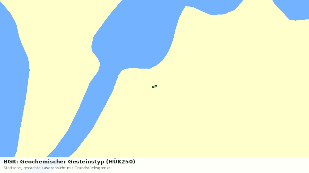 Statische Kartenansicht: BGR: Geochemischer Gesteinstyp (HÜK250)