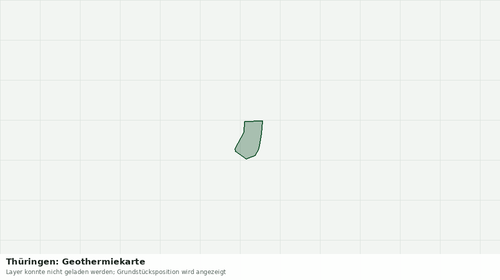 Statische Kartenansicht: Thüringen: Geothermiekarte