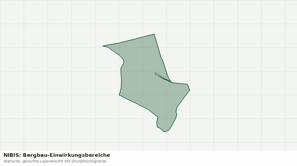 Statische Kartenansicht: NIBIS: Bergbau-Einwirkungsbereiche