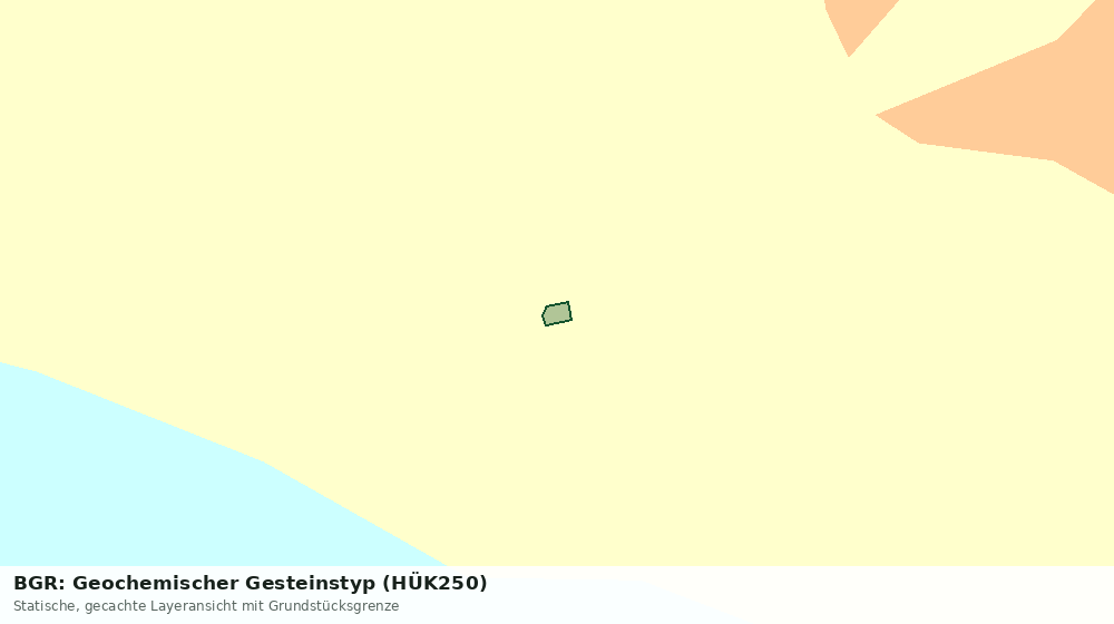 Statische Kartenansicht: BGR: Geochemischer Gesteinstyp (HÜK250)