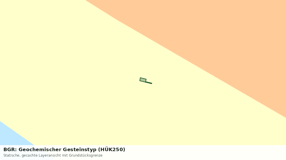 Statische Kartenansicht: BGR: Geochemischer Gesteinstyp (HÜK250)