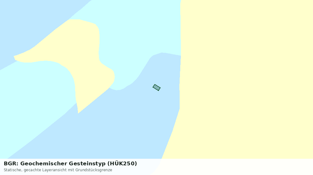 Statische Kartenansicht: BGR: Geochemischer Gesteinstyp (HÜK250)