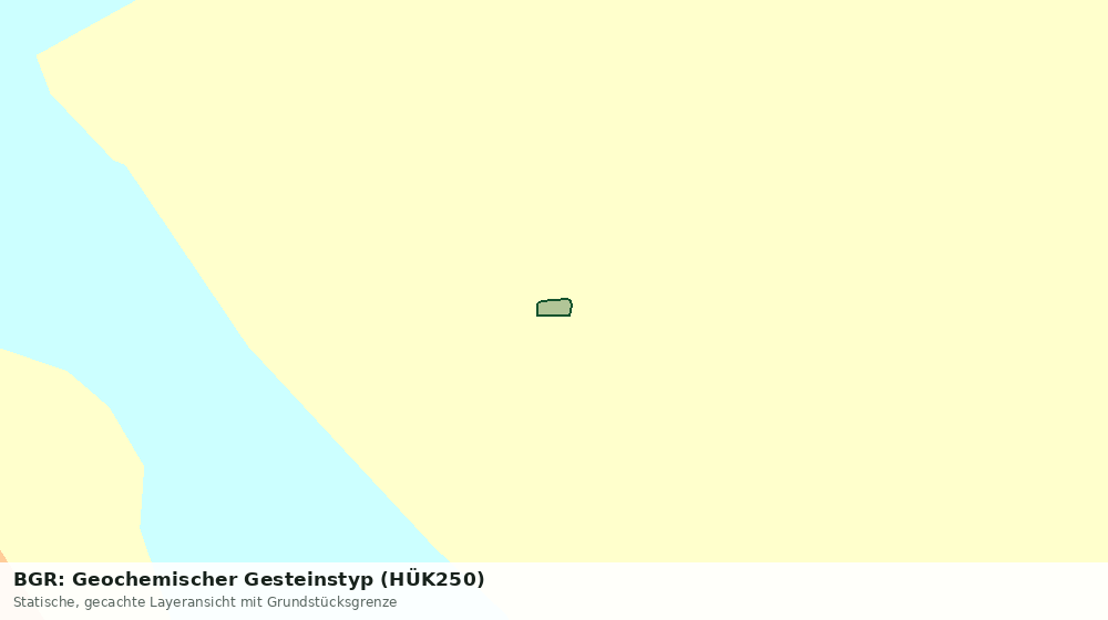 Statische Kartenansicht: BGR: Geochemischer Gesteinstyp (HÜK250)