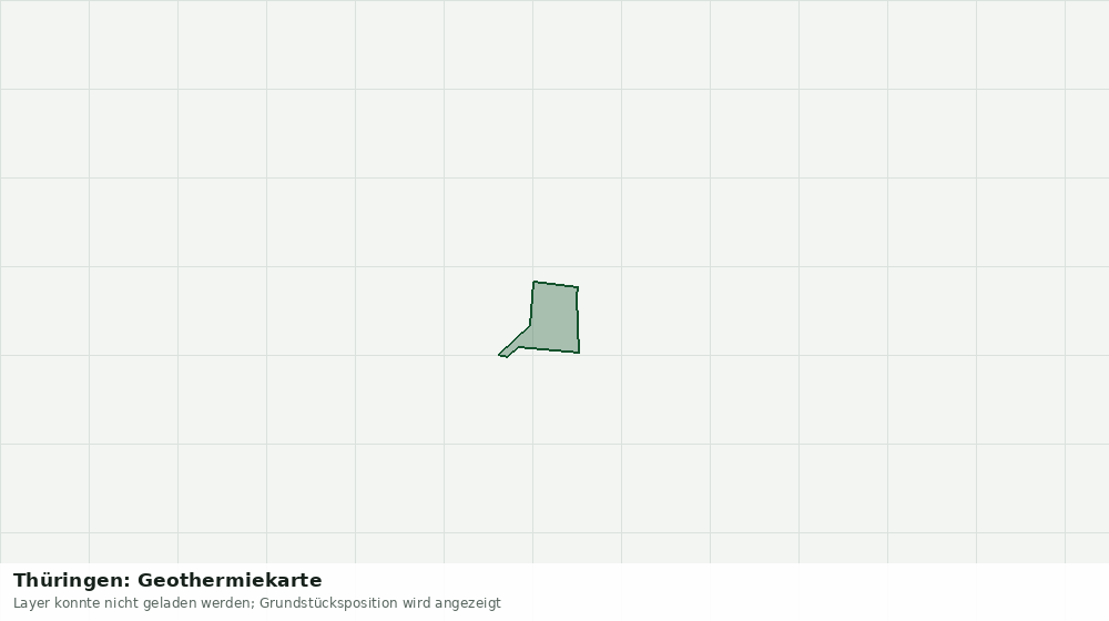 Statische Kartenansicht: Thüringen: Geothermiekarte