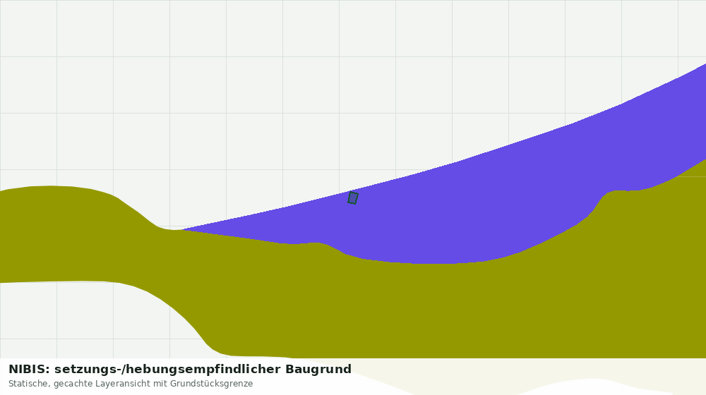 Statische Kartenansicht: NIBIS: setzungs-/hebungsempfindlicher Baugrund