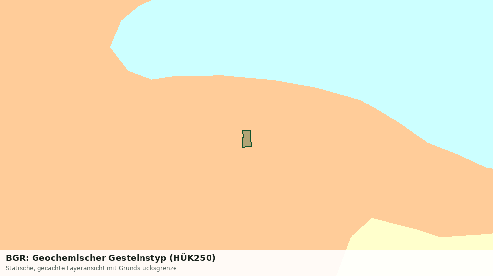 Statische Kartenansicht: BGR: Geochemischer Gesteinstyp (HÜK250)